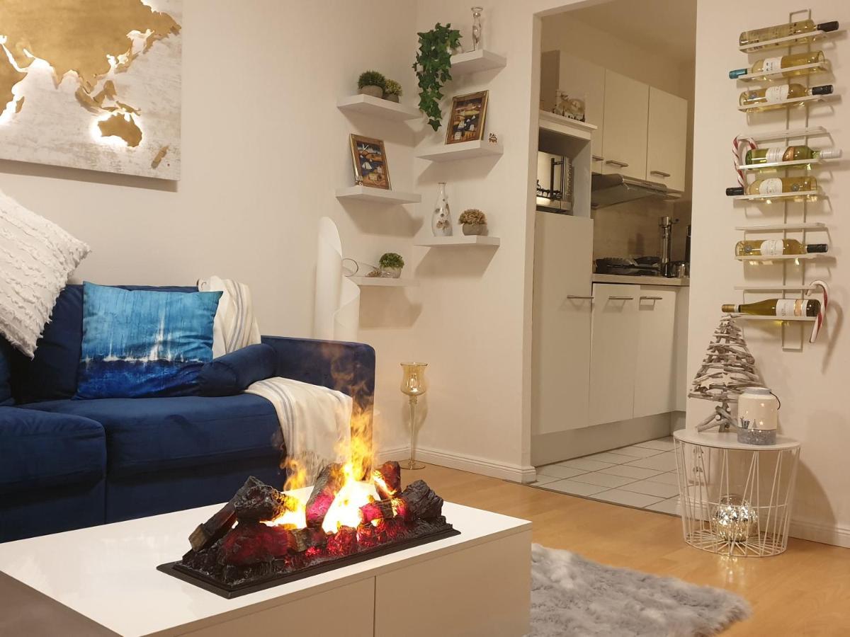 Ferienwohnung Gemütlich u. modern, Balkon,PP,Strand,DeLongi,Heimkino! Glücksburg Exterior foto